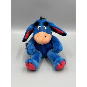 Vintage 1998 Liberty Toys Winnie The Pooh Eeyore Plush 10” Stuffed Animal